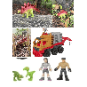 Pack avec camion de capture + dinosaure