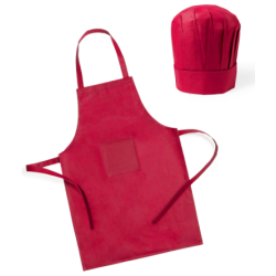 Tablier et toque de cuisine